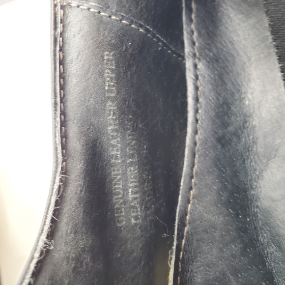 Giorgio Brutini Mens Black Croc Embossed‎ Leather Square Toe Oxford Shoes 12M main image 4